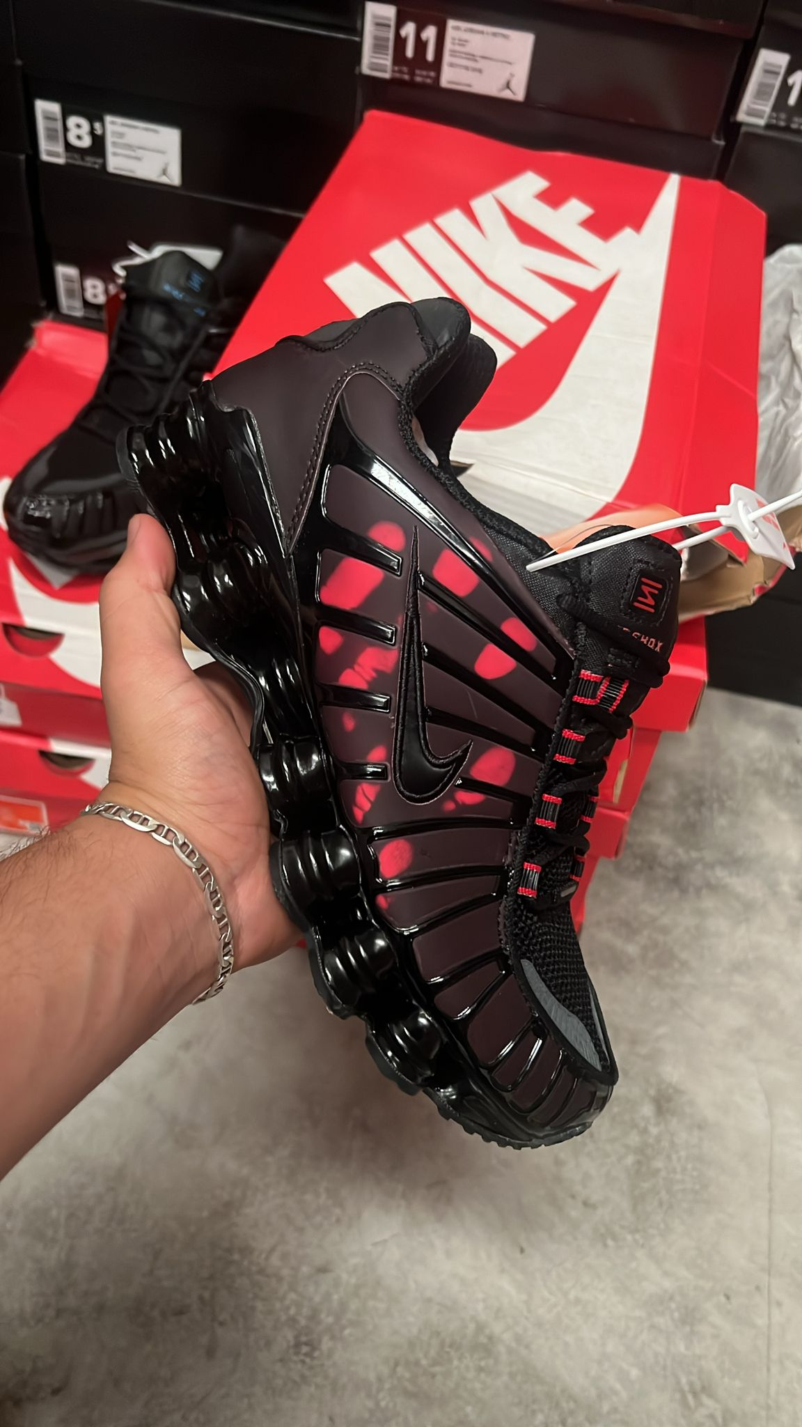 Zapatillas Nike Shox tl Camaleón